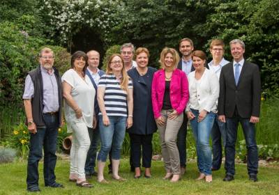 Twistringen - v.l.: Klaus-Jrgen Erdmann, Sabine Nlker, Matthias Spils, Sabine Meyer, Peter Piening, Gisela Hanschen, Silke Dubbert, Frank Hmer, Katrin Schwarze, Thomas Brackmann, Frank Hammann