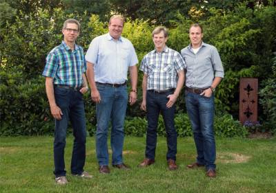Natenstedt - v.l.: Thorsten Seyffart, Christoph Bckmann, Heinrich Schumann und Lars Brand